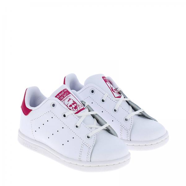 adidas white shoes for kids