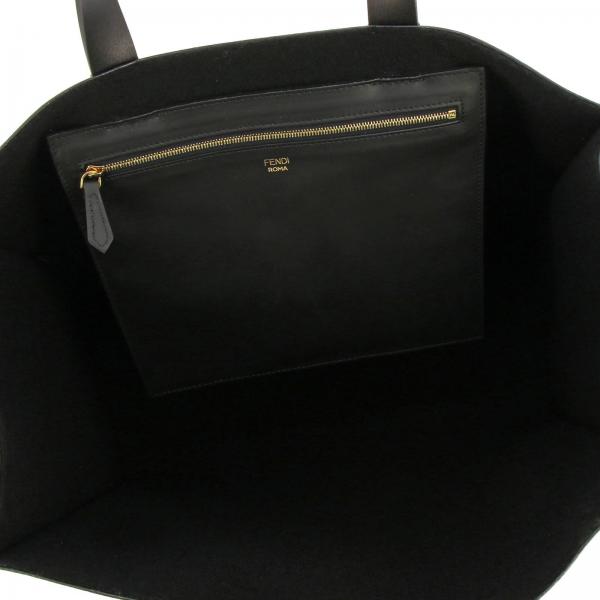FENDI: Shoulder bag women - Black 1 | Handbag Fendi 8BH357 A5N6 GIGLIO.COM