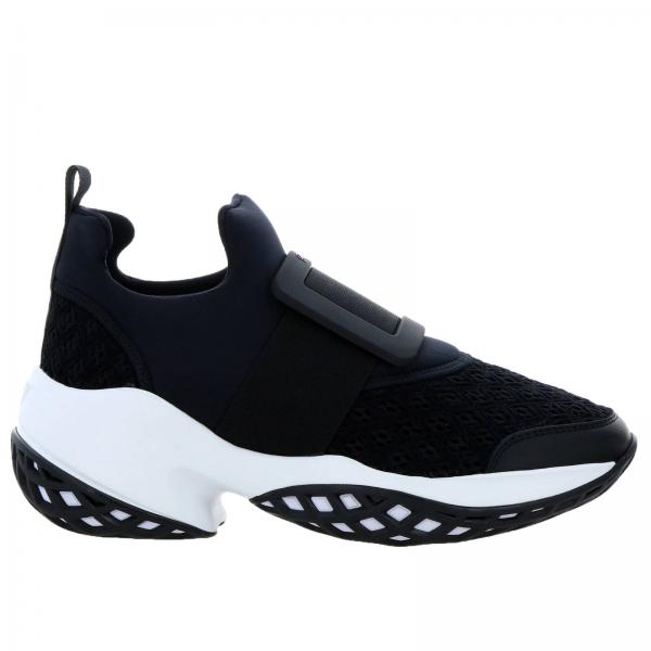 Sneakers Run Viv' Roger Vivier slip on in neoprene e macro rete