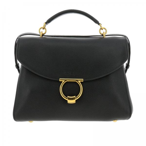 ferragamo black shoulder bag