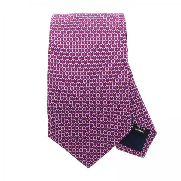 Salvatore Ferragamo Outlet: Tie men - Burgundy | Tie Salvatore ...