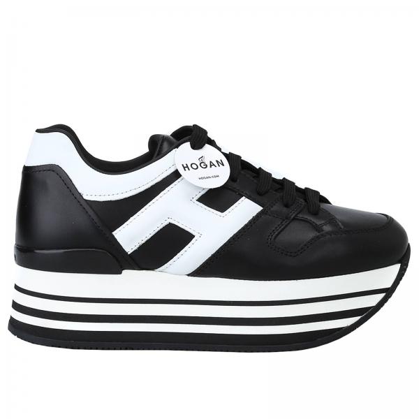 HOGAN: Shoes women - Black | Sneakers Hogan HXW2830T548 HQK GIGLIO.COM