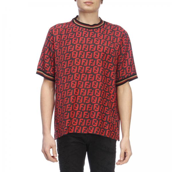 FENDI: T-shirt men | T-Shirt Fendi Men Red | T-Shirt Fendi FS0769 A75G ...