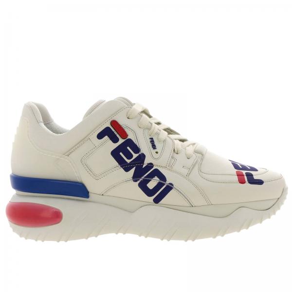 FENDI: sneakers for man - White | Fendi sneakers 7E1199 A62E online at ...