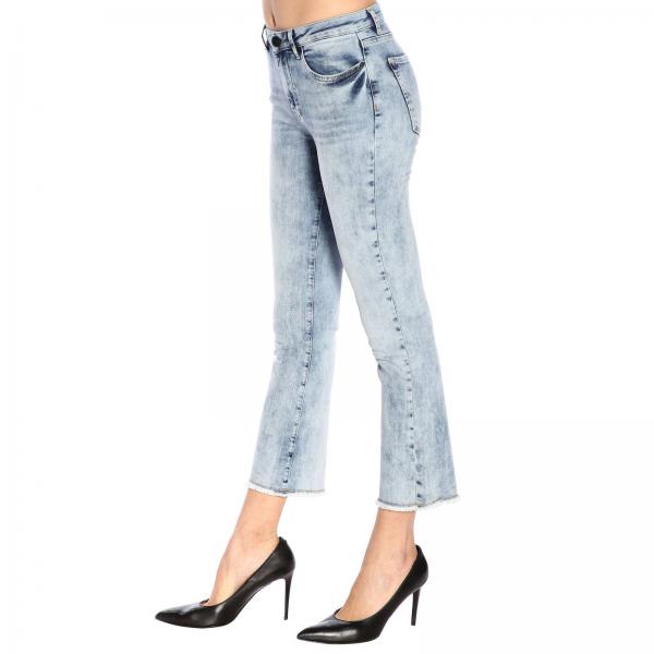 Denim Frange Christie Jeans Con Cropped Trombetta 28 m0On8yPvNw