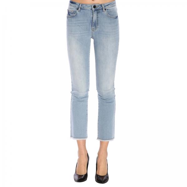 Denim Frange Christie Jeans Con Cropped Trombetta 28 m0On8yPvNw