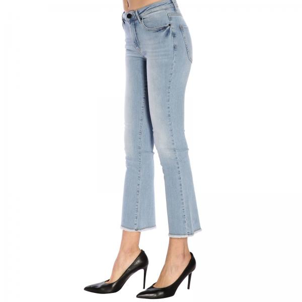 Denim Frange Christie Jeans Con Cropped Trombetta 28 m0On8yPvNw