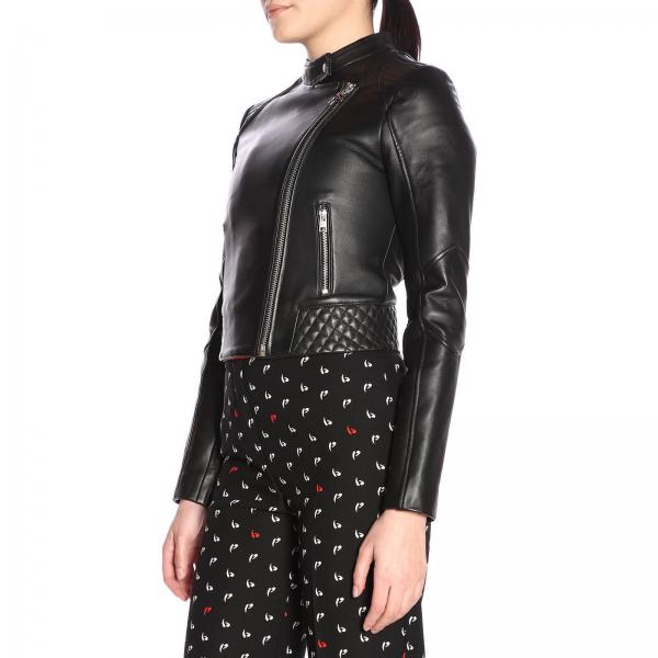 Pelle E Chiodo In Zip Trapuntati Guardingo Asimmetrica Con Dettagli FclK1T3J