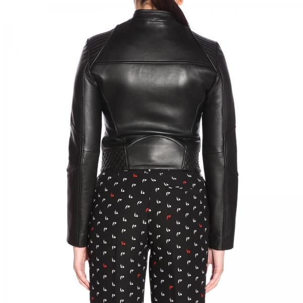 Pelle E Chiodo In Zip Trapuntati Guardingo Asimmetrica Con Dettagli FclK1T3J
