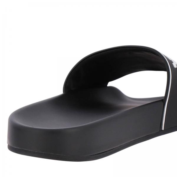 Versace Outlet: Shoes women - Black | Flat Sandals Versace DSR822C ...