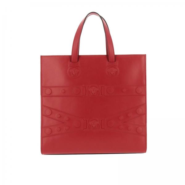 Versace Outlet: Shoulder bag women | Handbag Versace Women Red ...