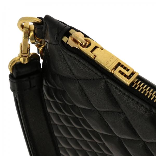 Versace Outlet: Shoulder bag women - Black | Mini Bag Versace DP8F786G ...