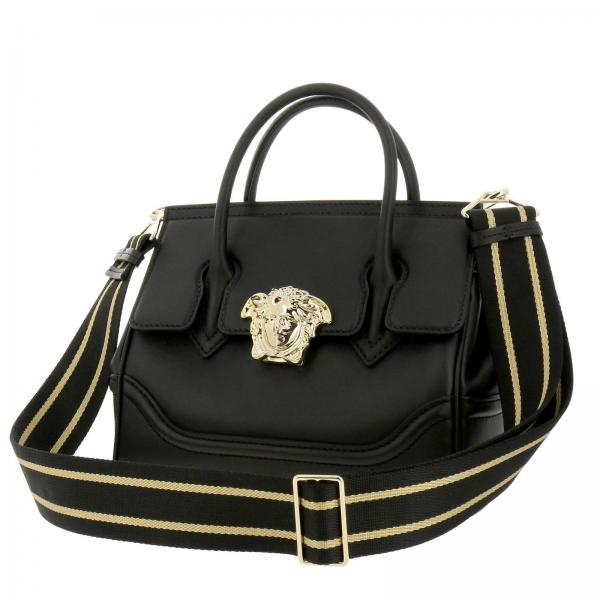 Versace Outlet Shoulder bag women Black Handbag Versace DBFF452