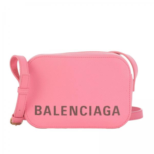 Balenciaga Outlet: Borsa Everyday camera bag XS in pelle con stampa ...