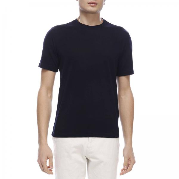 Z Zegna Outlet: T-shirt men - Blue | T-Shirt Z Zegna ZZT611 VS394 ...