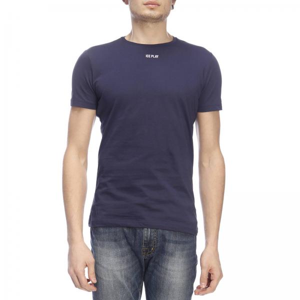 Ice Play Outlet: t-shirt for man - Blue | Ice Play t-shirt F015 P400 ...