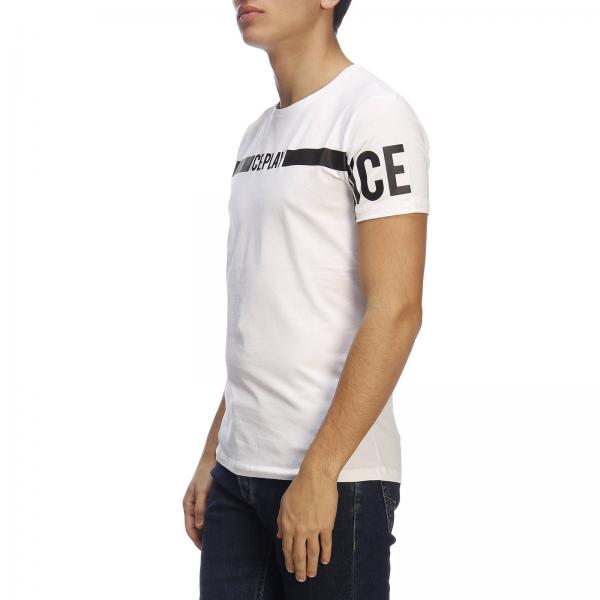 T Con Basic A Stretch Maxi Maniche Ice Play Stampa shirt Corte 8XPkn0Ow