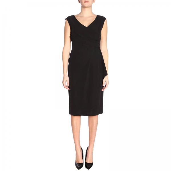 Blumarine Outlet: dress for woman - Black | Blumarine dress 3625 online ...