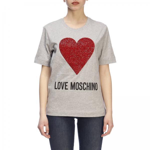T-shirt women Moschino Love | T-Shirt Love Moschino Women Grey | T ...