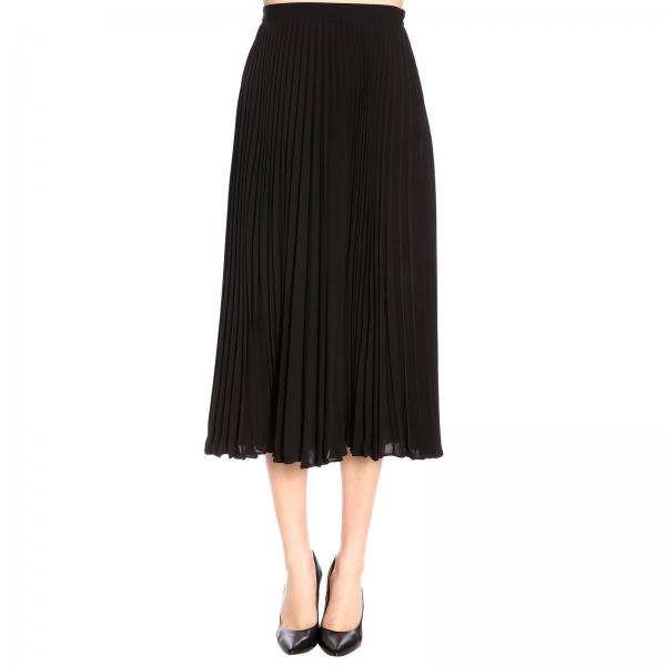 VALENTINO: skirts for woman - Black | Valentino skirts RB0RA4M5 1MH ...