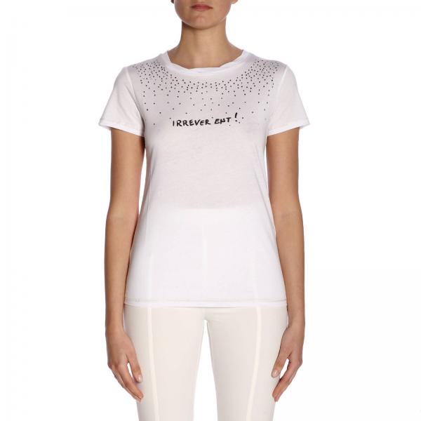 Patrizia Pepe Outlet: t-shirt for woman - White | Patrizia Pepe t-shirt ...