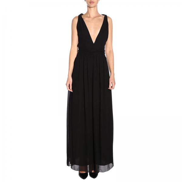 Patrizia Pepe Outlet: dress for woman - Black | Patrizia Pepe dress ...