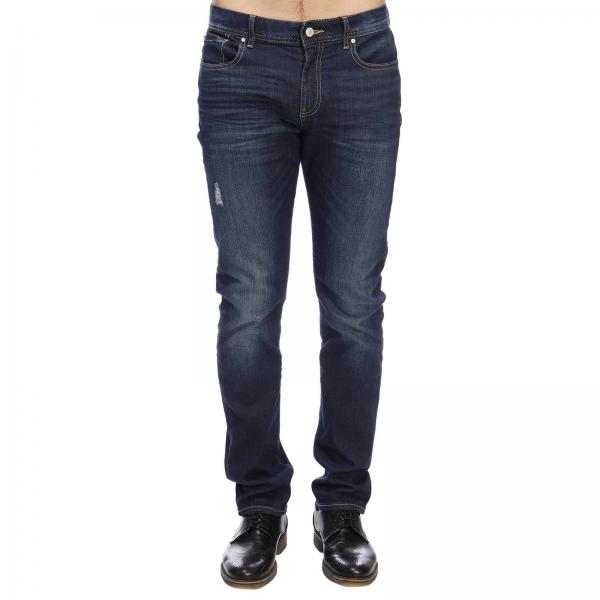 Armani Exchange Outlet: jeans for man - Blue | Armani Exchange jeans ...