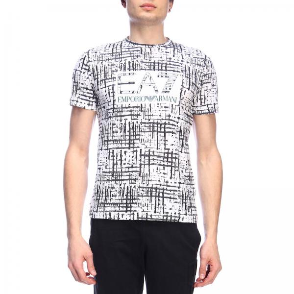 Ea7 Outlet: t-shirt for man - White | Ea7 t-shirt 3GPT65 PJB1Z online ...