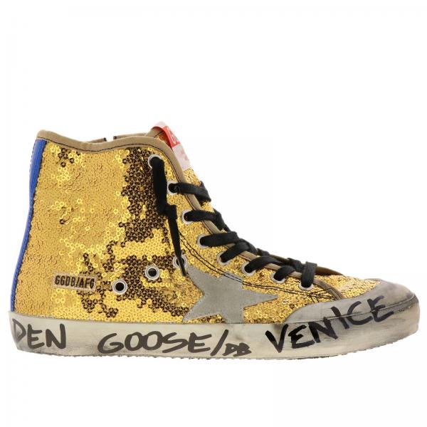 Golden Goose Outlet: Shoes women | Sneakers Golden Goose Women Gold ...