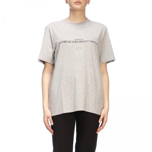 Golden Goose Outlet: t-shirt for men - Grey | Golden Goose t-shirt ...