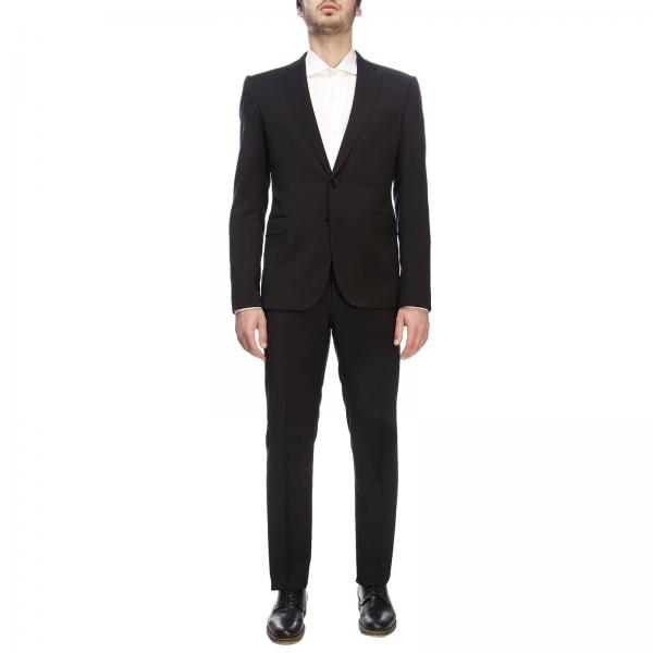 Emporio Armani Outlet: Suit men | Suit Emporio Armani Men Black | Suit ...