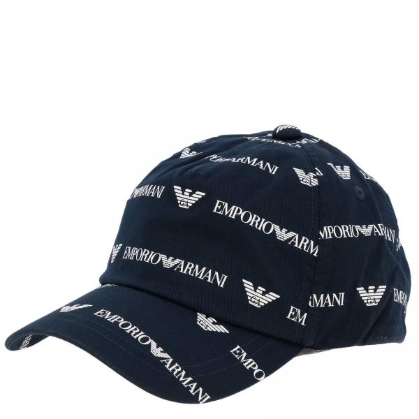 Emporio Armani Outlet: Hat men | Hat Emporio Armani Men Blue | Hat ...