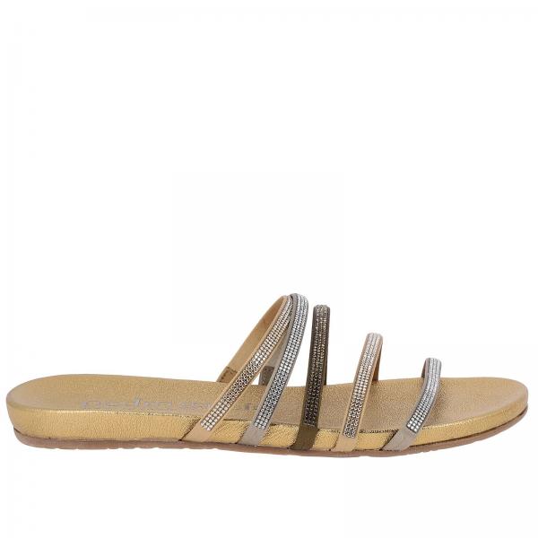 Pedro Garcia Outlet: Shoes women - Gold | Flat Sandals Pedro Garcia ...