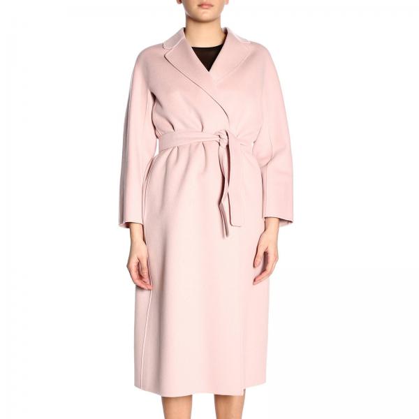 S Max Mara Outlet: Coat women | Coat S Max Mara Women Pink | Coat S Max ...