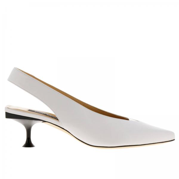 sergio rossi white pump
