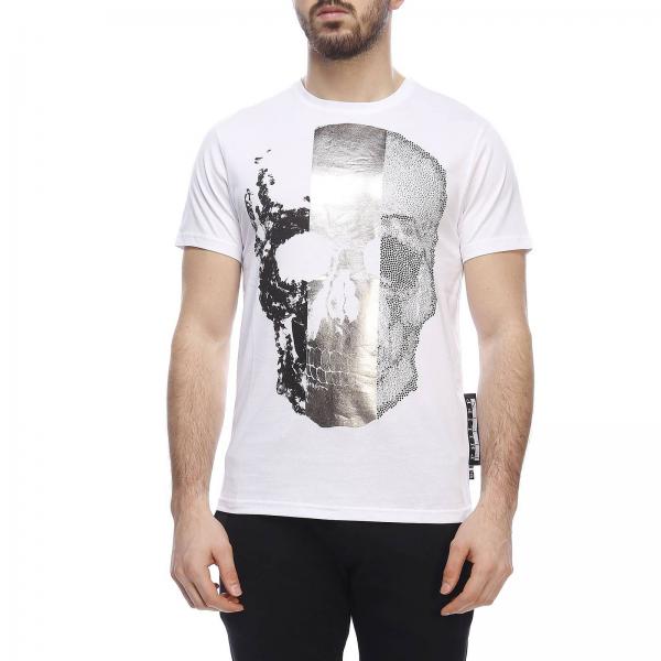 Philipp Plein Outlet: t-shirt for man - White | Philipp Plein t-shirt ...
