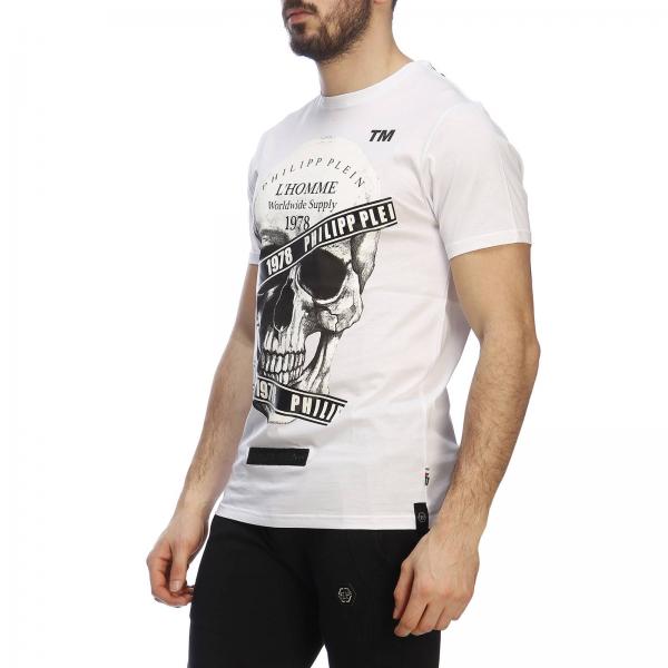 Philipp Plein Outlet: T-shirt men | T-Shirt Philipp Plein Men White | T ...