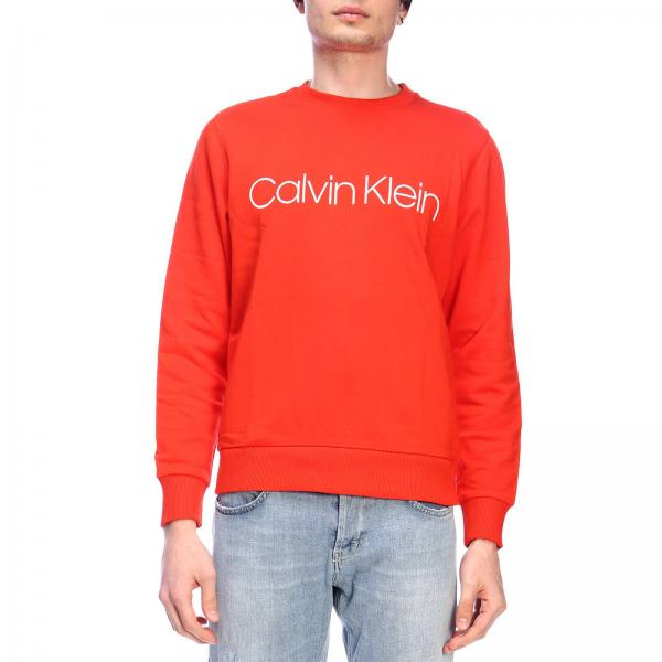 Calvin Klein Outlet: sweater for man - Red | Calvin Klein sweater ...