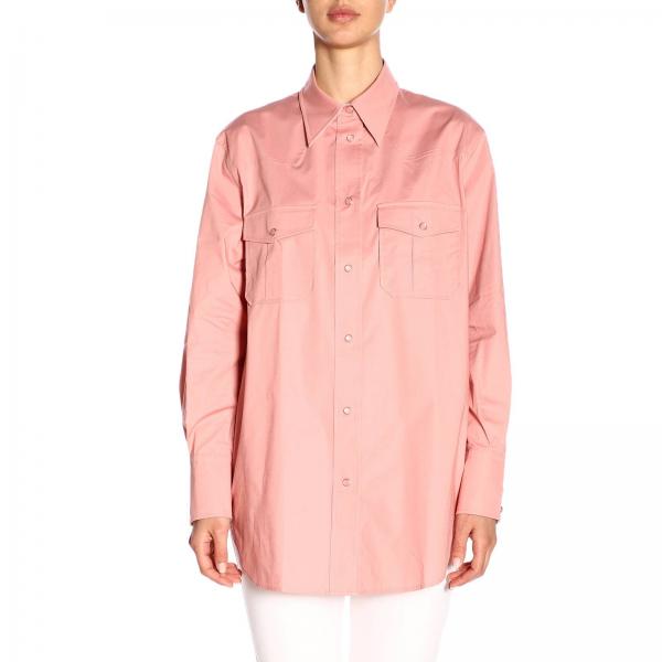 Shirt women Calvin Klein | Shirt Calvin Klein Women Blush Pink | Shirt ...