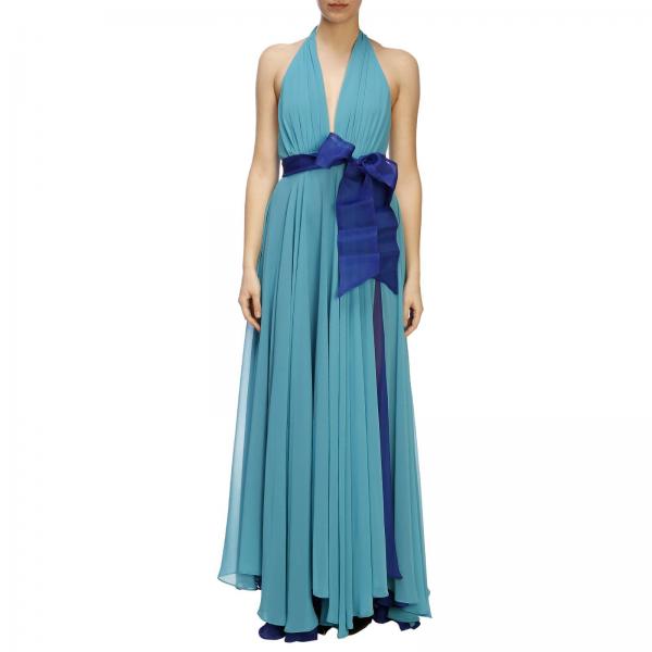 H Couture Outlet: dress for woman - Turquoise | H Couture dress HV2330 ...