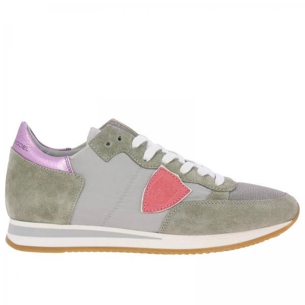 Philippe Model Outlet: Shoes women | Sneakers Philippe Model Women Grey ...