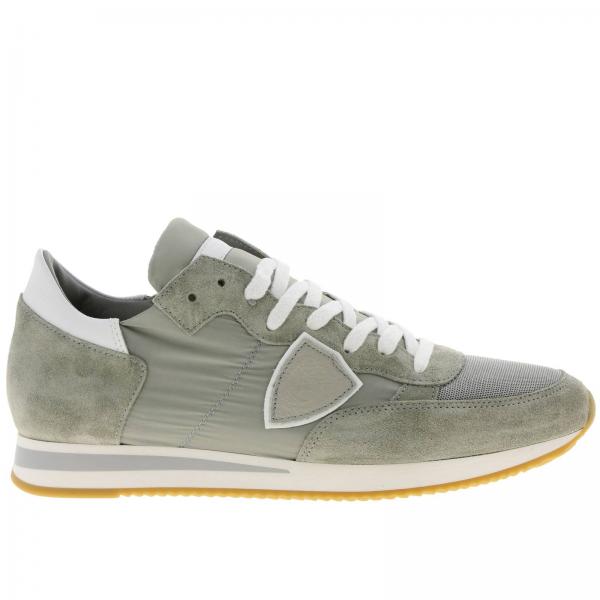Philippe Model Outlet: sneakers for man - Grey | Philippe Model ...