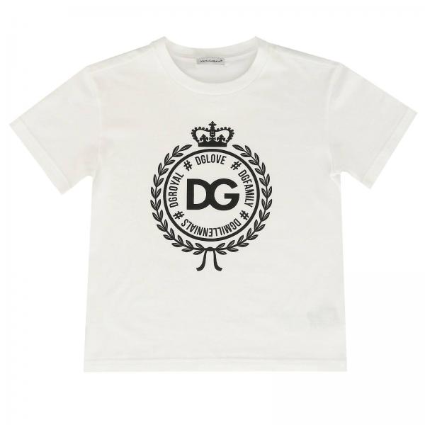 Dolce & Gabbana Outlet: t-shirt for boys - White | Dolce & Gabbana t ...