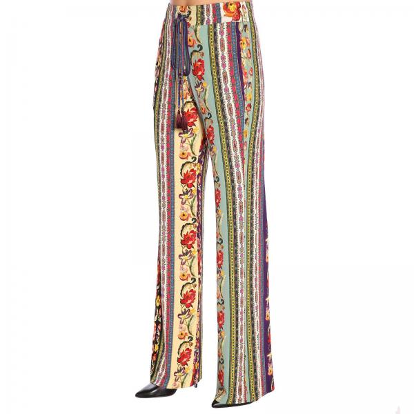 Etro Outlet: Pants women | Pants Etro Women Multicolor | Pants Etro ...