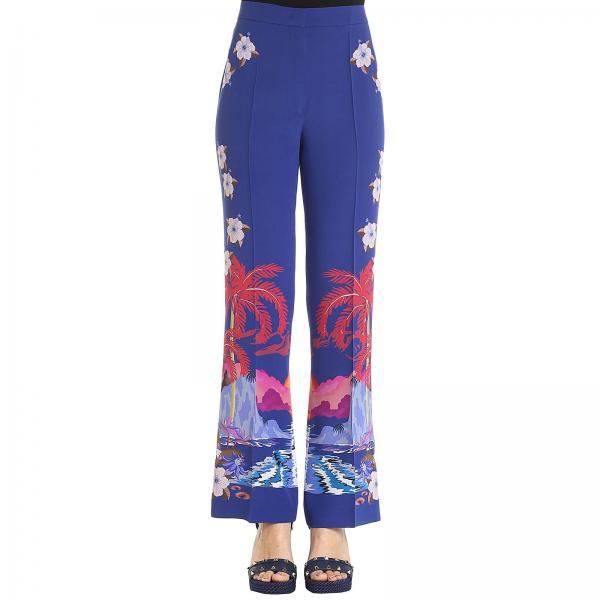 Etro Outlet: Pants women - Blue | Pants Etro 14762 4617 GIGLIO.COM