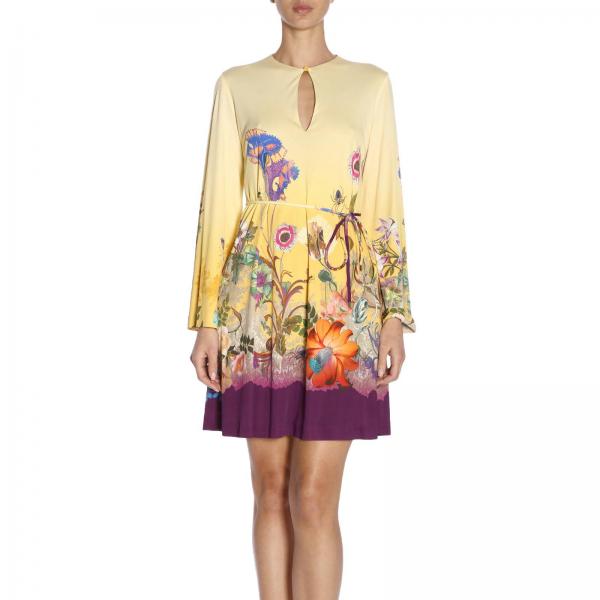 Etro Outlet: Dress women | Dress Etro Women Yellow | Dress Etro 15132 ...