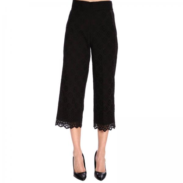 Twinset Outlet: Trousers women Twin Set - Black | Trousers Twinset ...