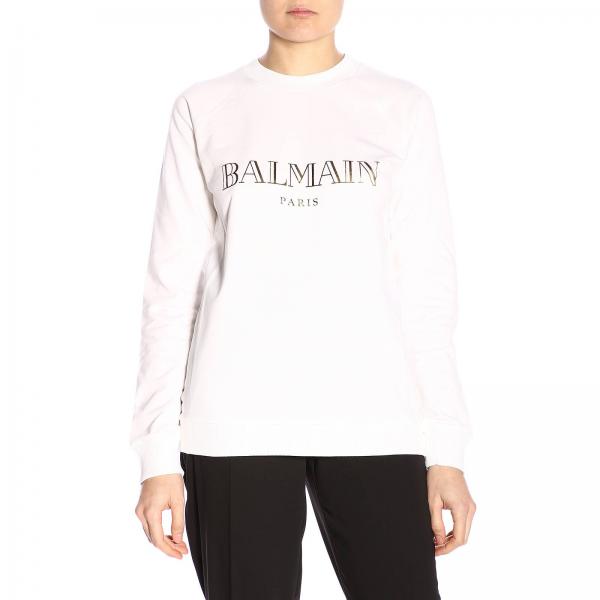 BALMAIN: Sweater women | Sweater Balmain Women White | Sweater Balmain ...