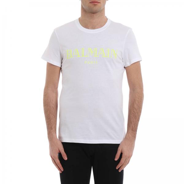 BALMAIN Tshirt homme Blanc TShirt Balmain RH11601I055 en ligne