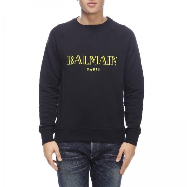BALMAIN: Sweater men | Sweater Balmain Men Black | Sweater Balmain ...